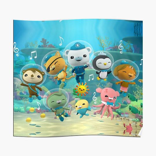 Discover The Octonauts Captain Premium Matte Vertical Poster