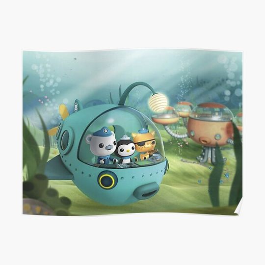 Discover Octonauts Premium Matte Vertical Poster