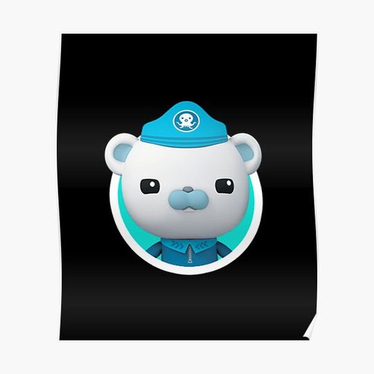 Discover Octonauts Captain Barnacle Roundlet Premium Matte Vertical Poster