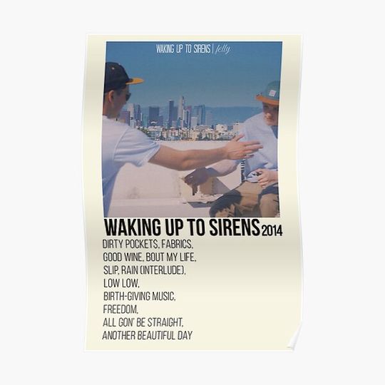 Discover waking up to sirens by felly Premium Matte Vertical Poster