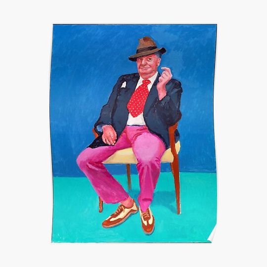 Discover DAVID HOCKNEY, 82 PORTRAITS AND 1 STILL LIFE Premium Matte Vertical Poster