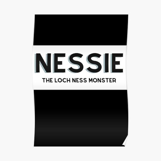 Discover Nessie The Loch Ness monster Premium Matte Vertical Poster