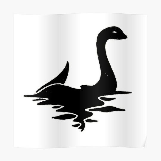 Discover Cryptid Series- Loch Ness Monster Premium Matte Vertical Poster