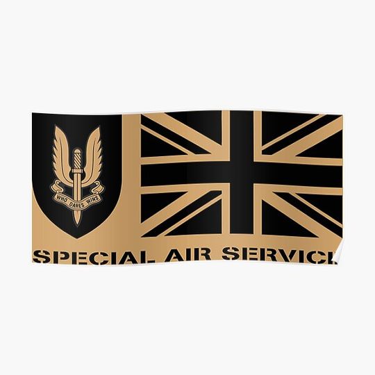 Discover SAS Special Air Service Commando Symbol Premium Matte Vertical Poster
