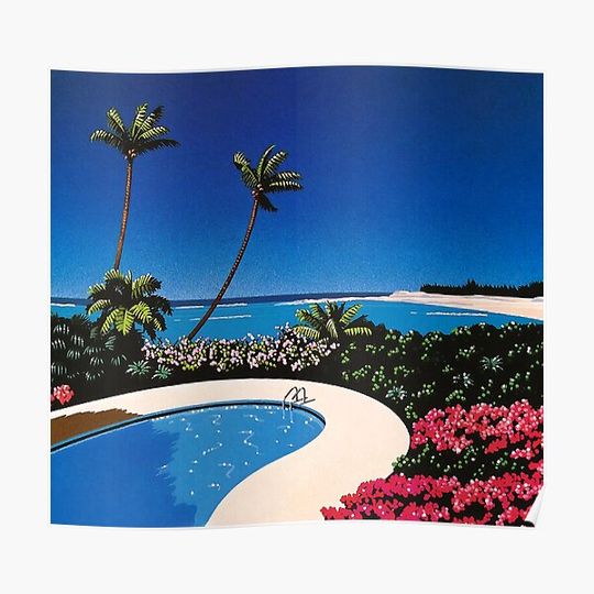 Discover Hiroshi Nagai Vaporwave Vintage Premium Matte Vertical Poster