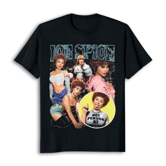 Discover Vintage 90s Ice Spice Rapper T-Shirt, Ice Spice Vintage T-Shirt