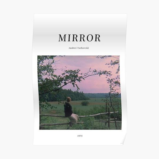 Discover Mirror - Minimalist Movie Poster - Andrei Tarkovski Premium Matte Vertical Poster