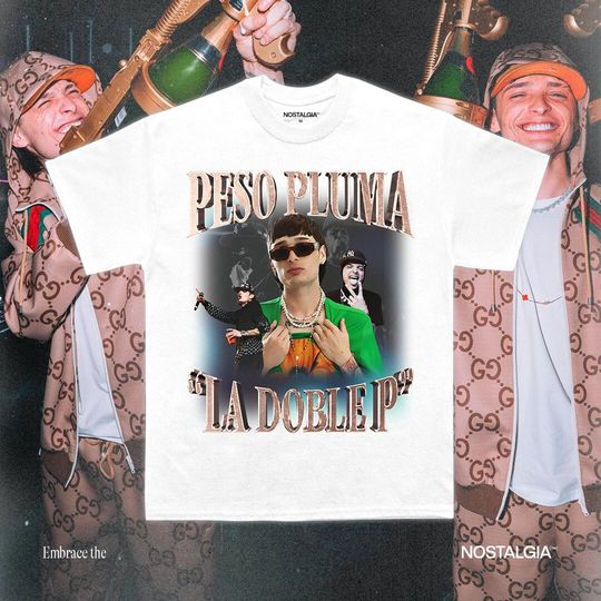 Discover Vintage Peso Pluma Music Shirt, Peso Pluma Merch