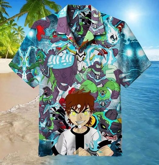 Discover Ben 10 Hawaiian Shirt Summer Vacation Hawaiian Shirt