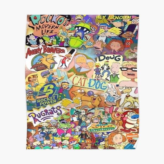 Discover Old Nick 90s Shows Premium Matte Vertical Poster