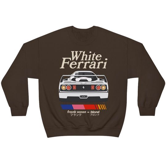 Discover Frank Ocean BLOND WHITE FERRAR! Sweatshirt