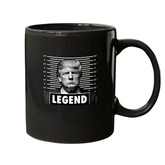Discover Trump Legend Mugshot Mugs - Pro-Trump Supporter Gear