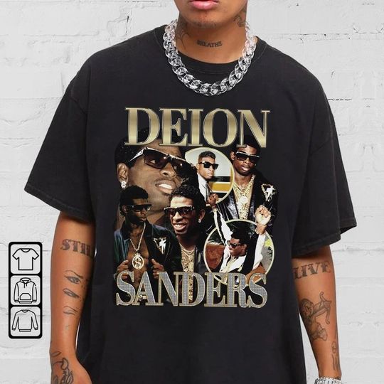 Discover Deion Sanders Shirt, Deion Sanders Vintage Bootleg Shirt