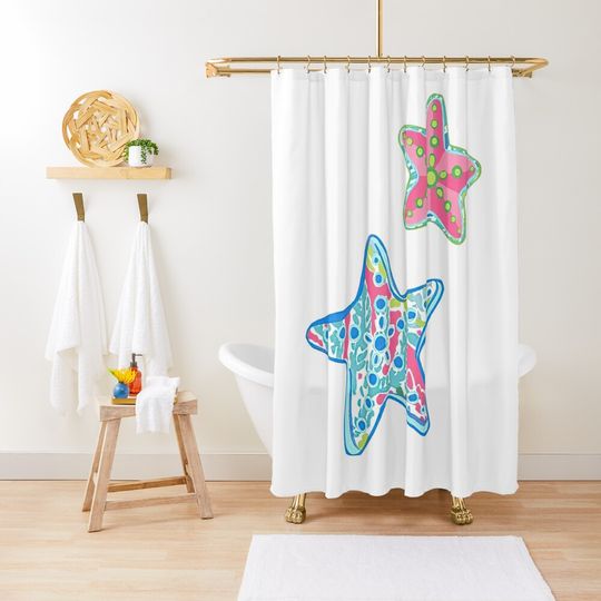 Discover Two Little Star Shower Curtain