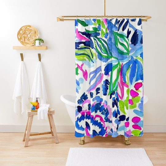 Discover best lilly! Shower Curtain