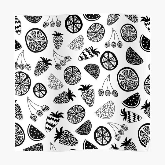 Discover Juicy Fruit Premium Matte Vertical Poster