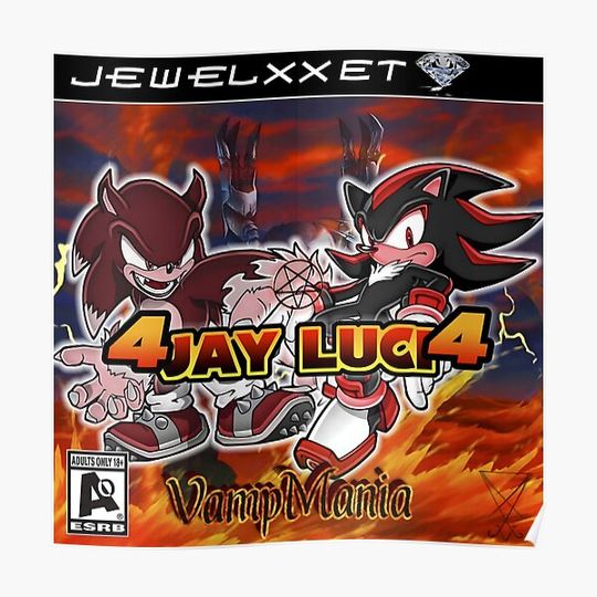 Discover Luci4 / Axxturel / 4jay Vampmania Premium Matte Vertical Poster