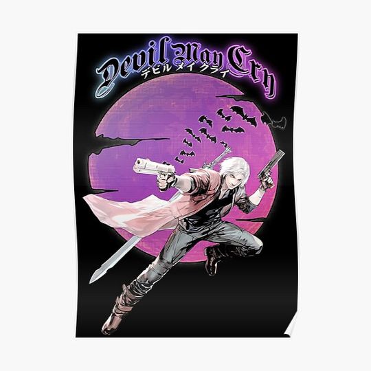 Discover Devil Never Cry Premium Matte Vertical Poster