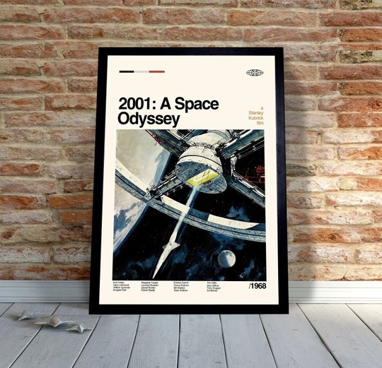 Discover 2001: A Space Odyssey - Stanley kubrick - Minimalist Poster