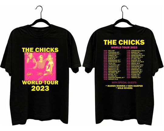 Discover The Chicks 2023 World Tour Shirt, The Chicks 2023 Concert Shirt