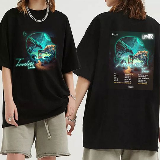 Discover Davido Timeless 2023 Tour Shirt, Davido Fan 2023 Tour Shirt