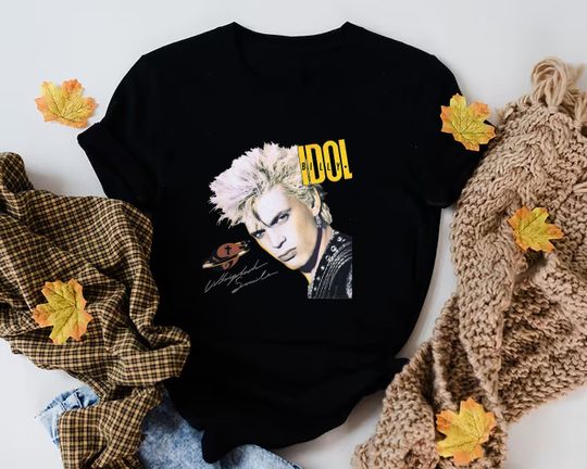 Discover Young Billy Idol Vintage Shirt, Billy Idol Merch Shirt