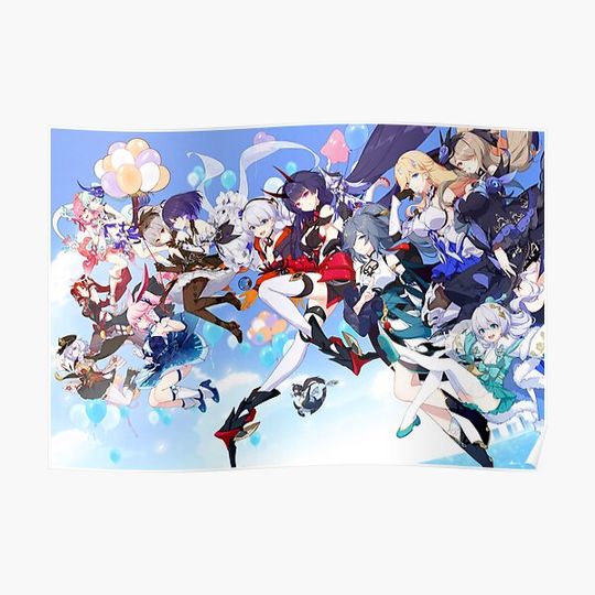 Discover Honkai Impact #3 Premium Matte Vertical Poster