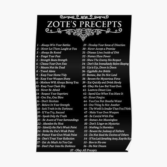Discover Zote s Precepts Hollow Knight Premium Matte Vertical Poster