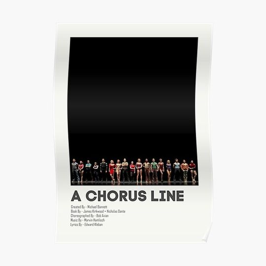 Discover A Chorus Line Poster Premium Matte Vertical Poster