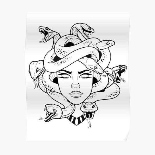 Discover Medusa Gorgonа Premium Matte Vertical Poster