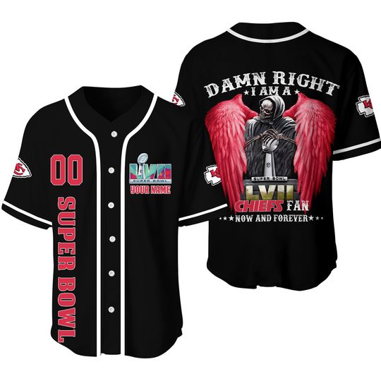 Discover Chiefs Personalized Baseball Jersey