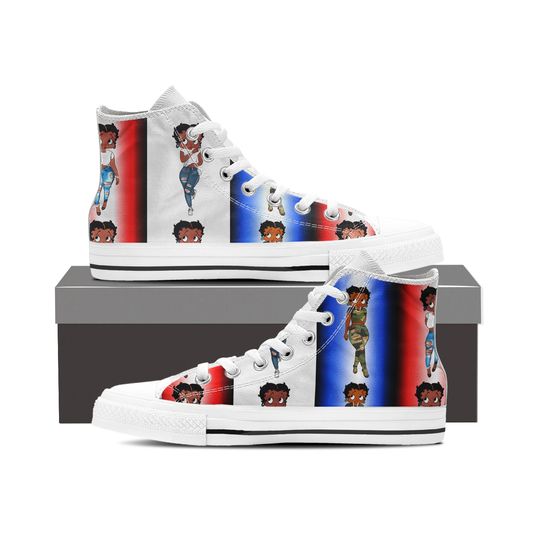 Discover Women's Betty Boop Classic Sneakers