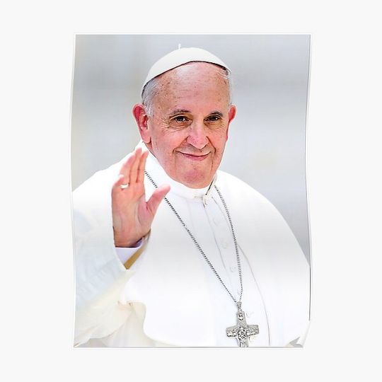 Discover Pope Francis Premium Matte Vertical Poster