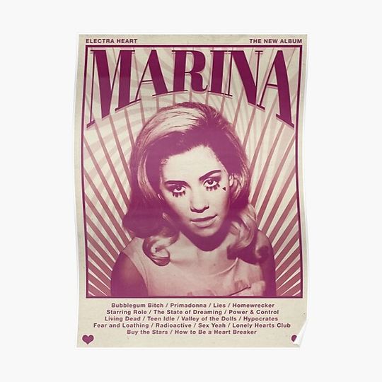 Discover Marina Heart Premium Matte Vertical Poster
