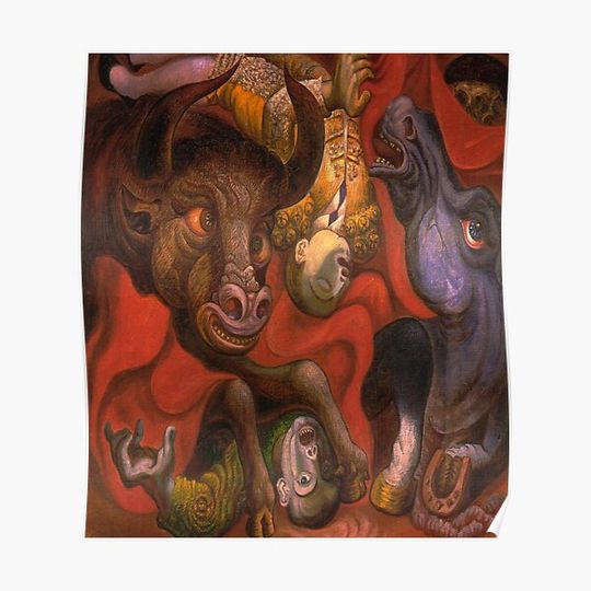 Discover Bullfighting-Andre Masson Premium Matte Vertical Poster