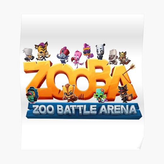 Discover Zooba Battle Arena Premium Matte Vertical Poster