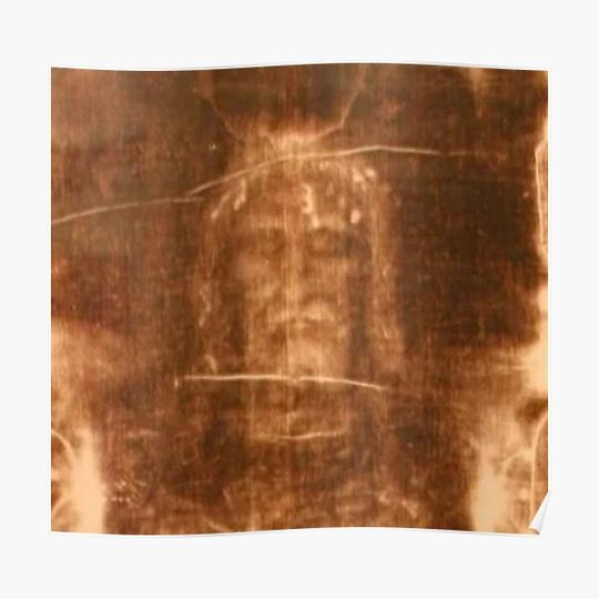 Discover Shroud of Turin, Jesus Christ Premium Matte Vertical Poster