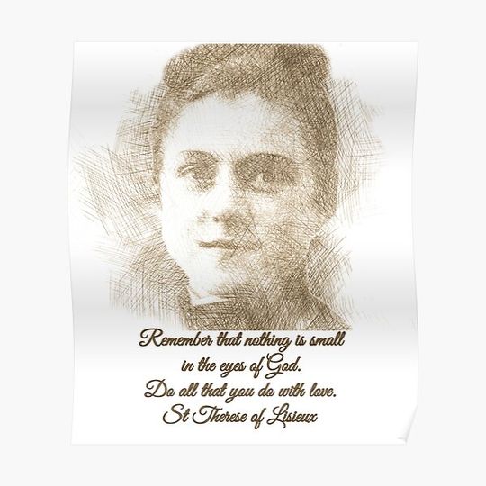 Discover St. Thérèse of Lisieux Premium Matte Vertical Poster