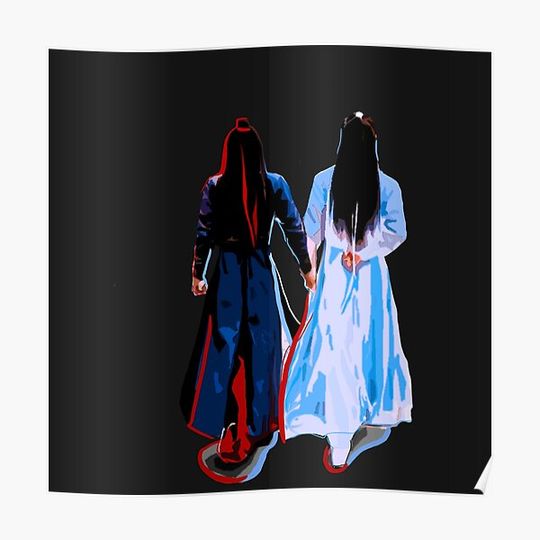 Discover The Untamed WangXian Holding Hands Edit Premium Matte Vertical Poster