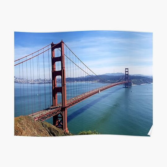 Discover Golden Gate Bridge Premium Matte Vertical Poster