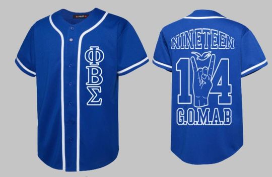 Discover Phi Beta Sigma Baseball Jersey