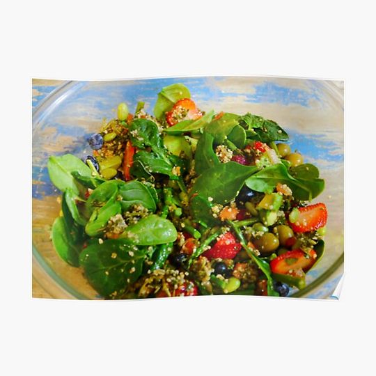 Discover La Salade Verte Premium Matte Vertical Poster