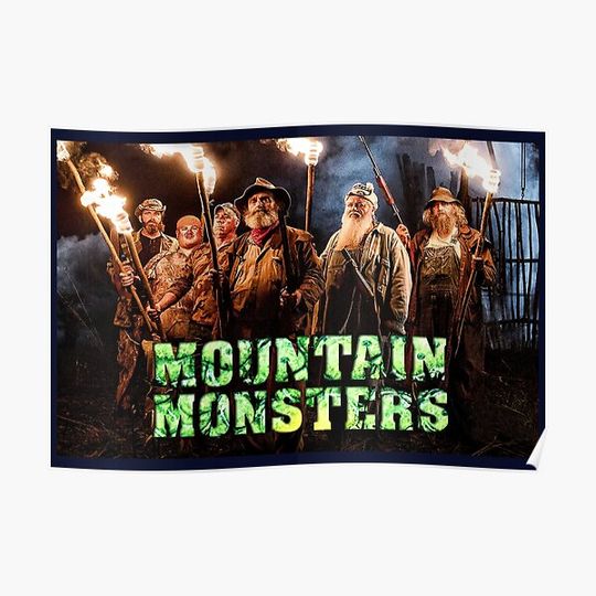 Discover Mountain Monsters Idea Poster