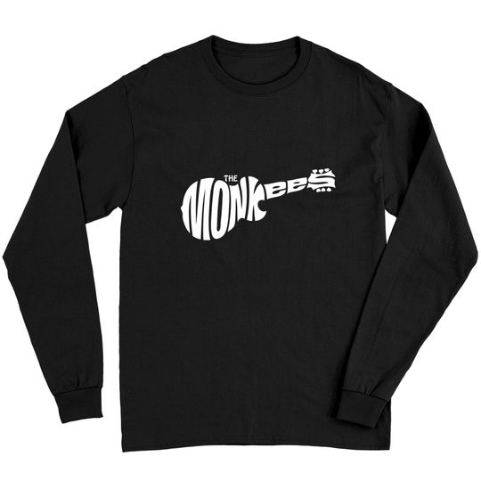 Discover The Monkees Guitar Logo Long Sleeves