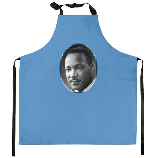 Discover Dr Martin Luther King Jr Roundly Cropped Headshot Kitchen Aprons
