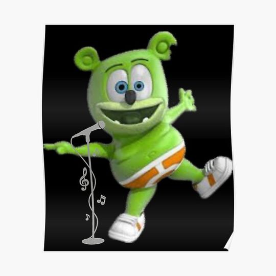 Discover The gummy bear song           . Premium Matte Vertical Poster