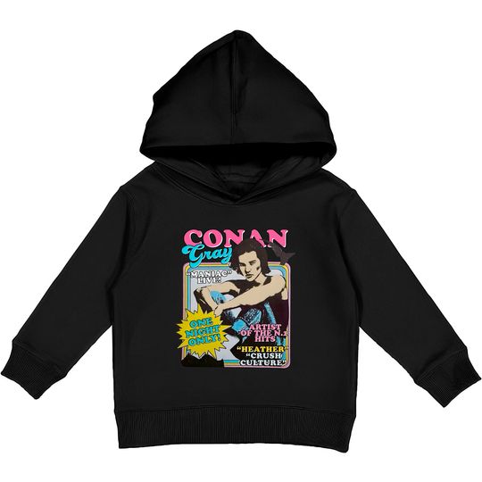 Discover Conan Gray Kids Pullover Hoodies, Vintage Conan Gray Kids Pullover Hoodies