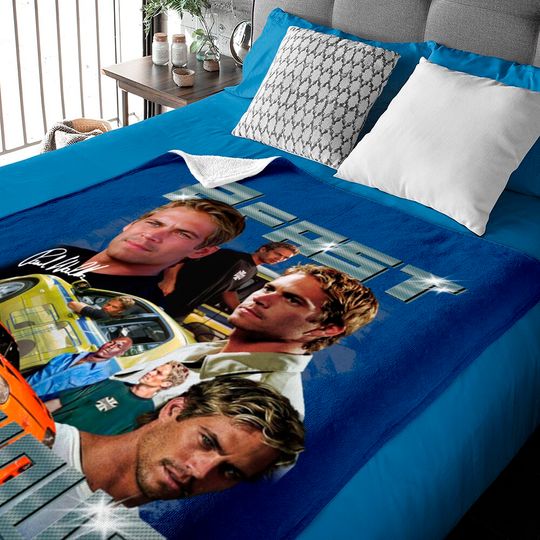 Discover Fast and Furious Paul Walker Baby Blanket