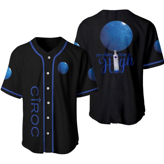 Discover Ciroc Vodka Make Me High Baseball Jersey,  Vodka Shirt, Alcohol Baseball jersey shirt