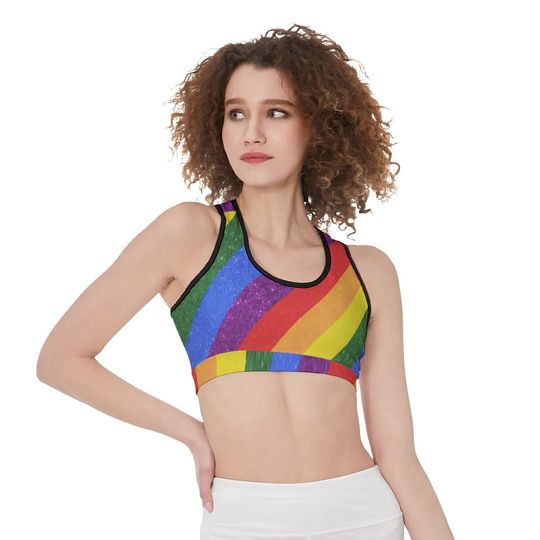 Discover LGBT Pride Motif Women Sports Bras
